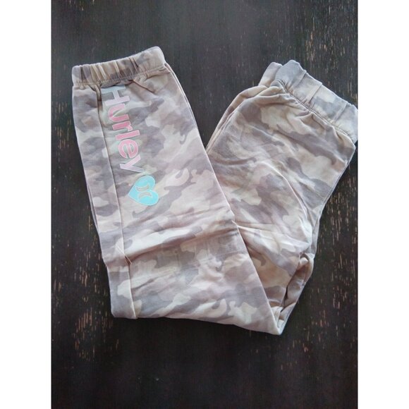 Hurley Youth Kids  2 Piece Long Sleeve & Pant Set Jogger Sweats Chamo Size 7/8 - Picture 2 of 3